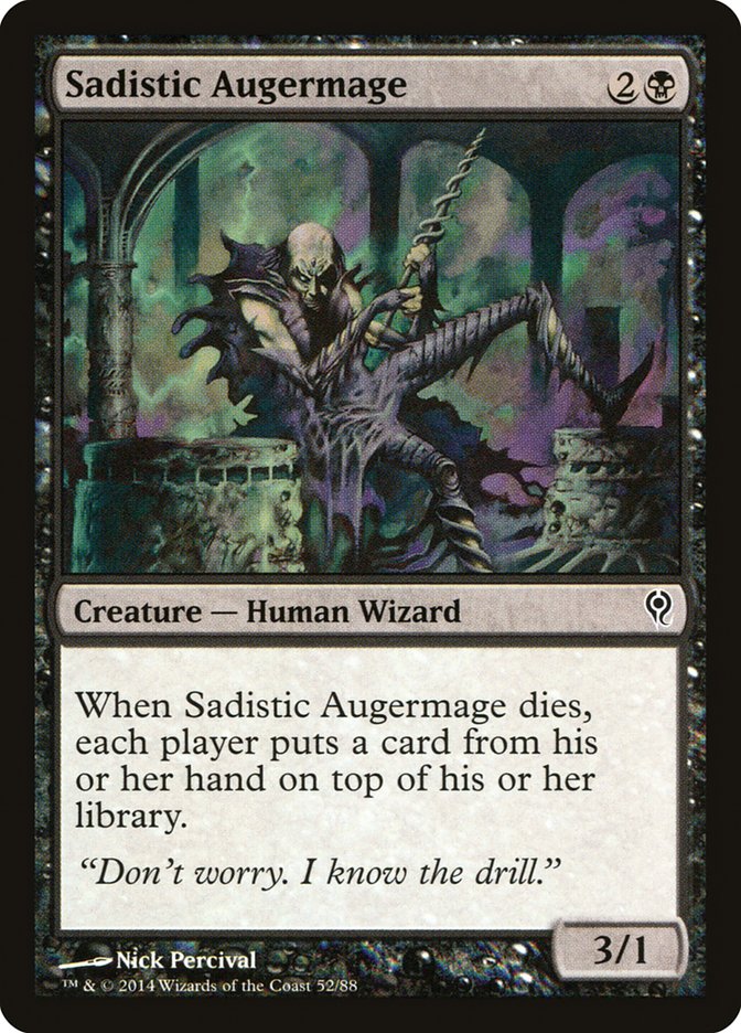 MTG: Duel Decks: Jace vs. Vraska 052: Sadistic Augermage 