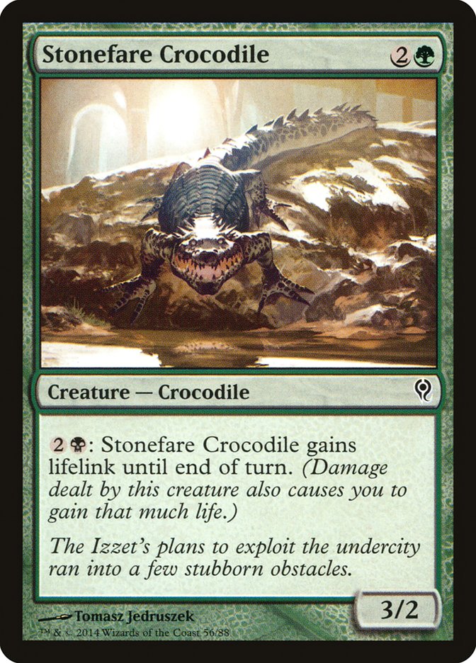 MTG: Duel Decks: Jace vs. Vraska 056: Stonefare Crocodile 