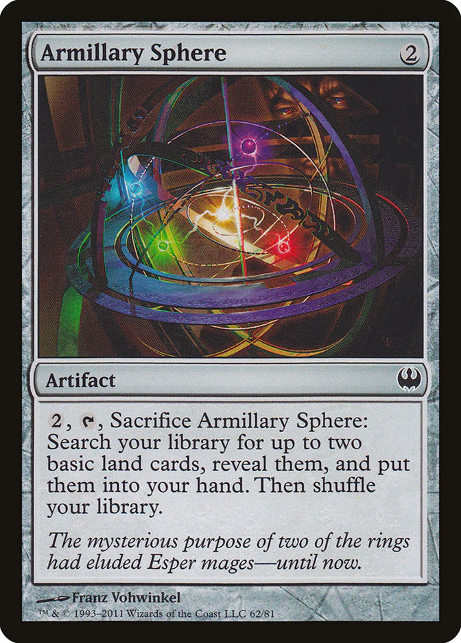 MTG: Duel Decks: Knights vs. Dragons 062: Armillary Sphere 