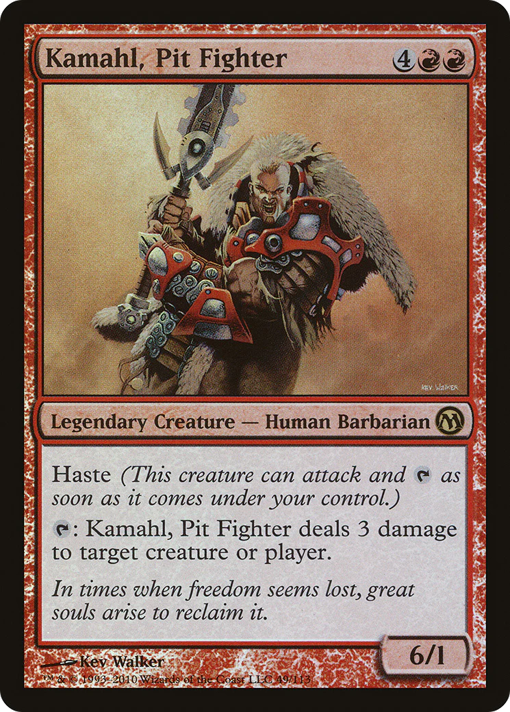 MTG: Duels of the Planeswalkers 049: Kamahl Pit Fighter (FOIL) 