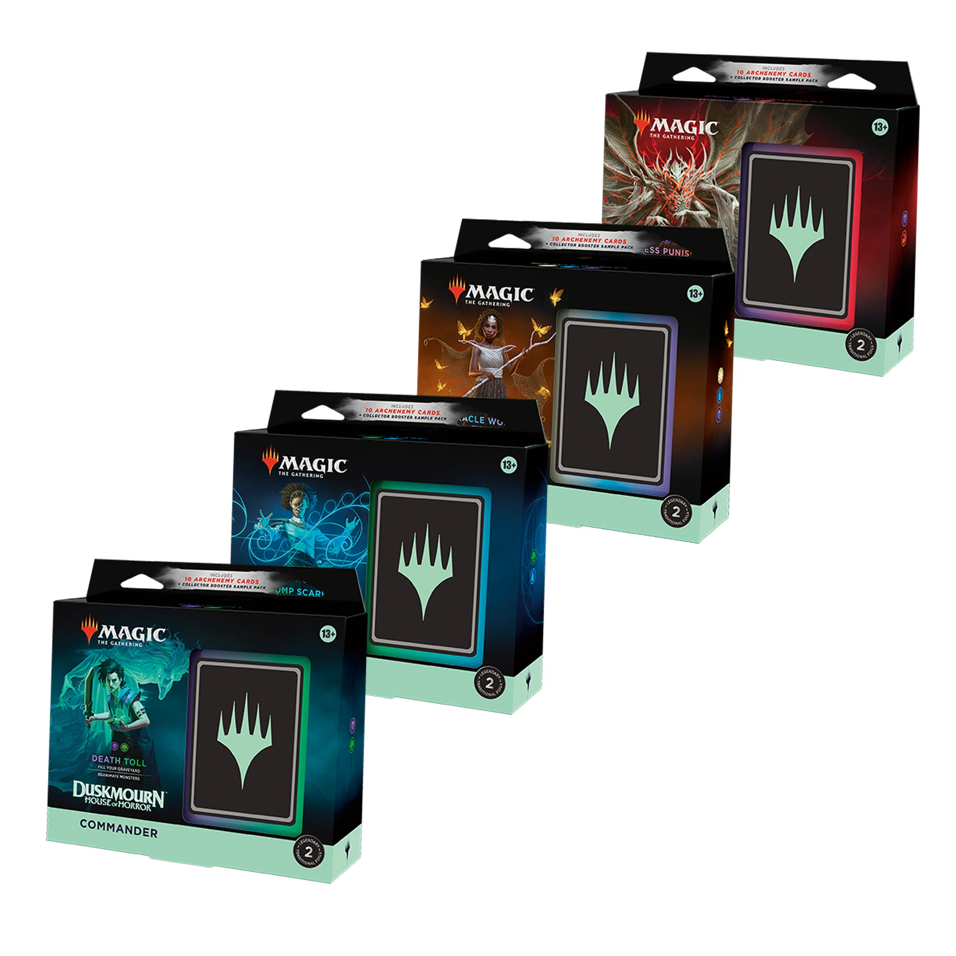 MTG: Duskmourn: House of Horror: Commander Pre-con Decks (Set of 4) 