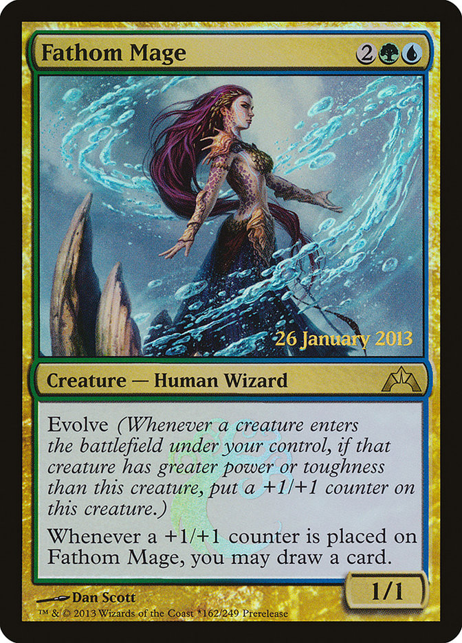 MTG: Gatecrash 162: Fathom Mage (Prerelease Foil) 