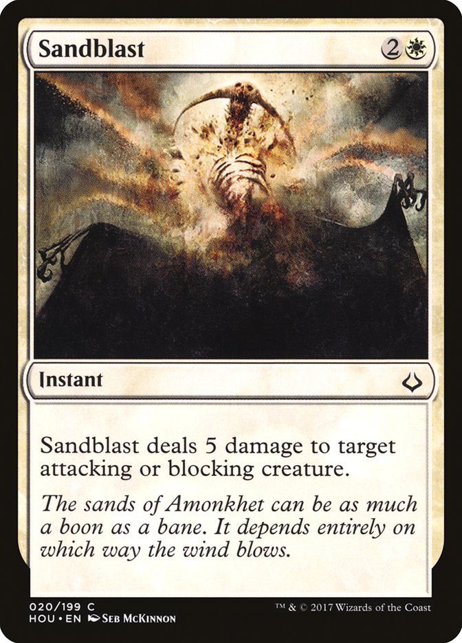 MTG: Hour of Devastation 020: Sandblast 