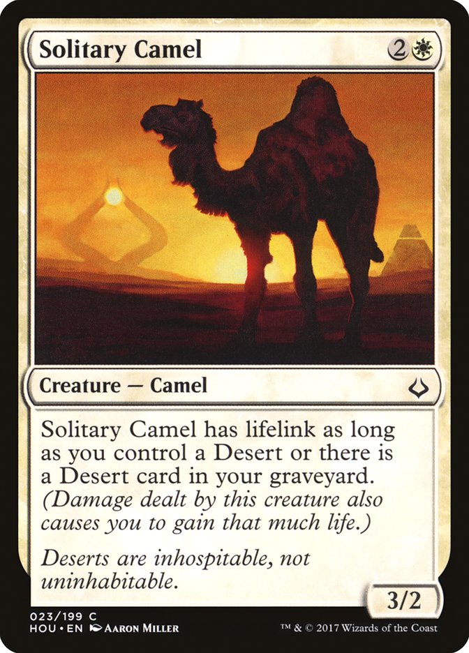 MTG: Hour of Devastation 023: Solitary Camel 