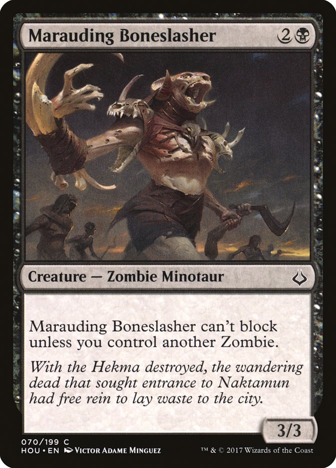 MTG: Hour of Devastation 070: Marauding Boneslasher 