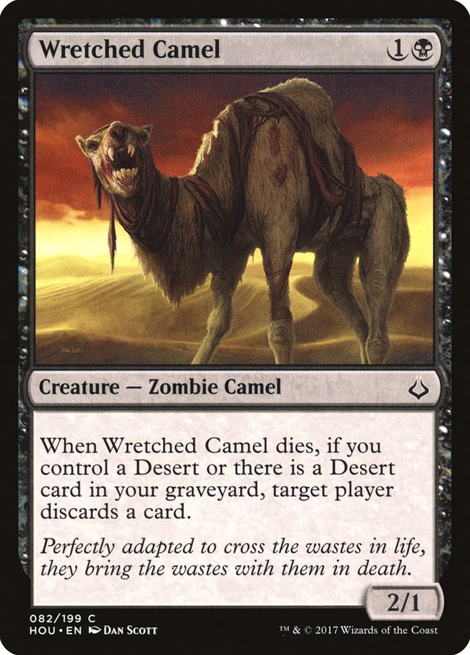 MTG: Hour of Devastation 082: Wretched Camel 