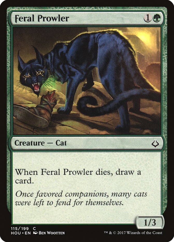 MTG: Hour of Devastation 115: Feral Prowler 