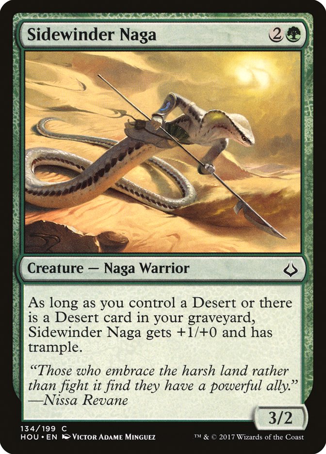 MTG: Hour of Devastation 134: Sidewinder Naga 