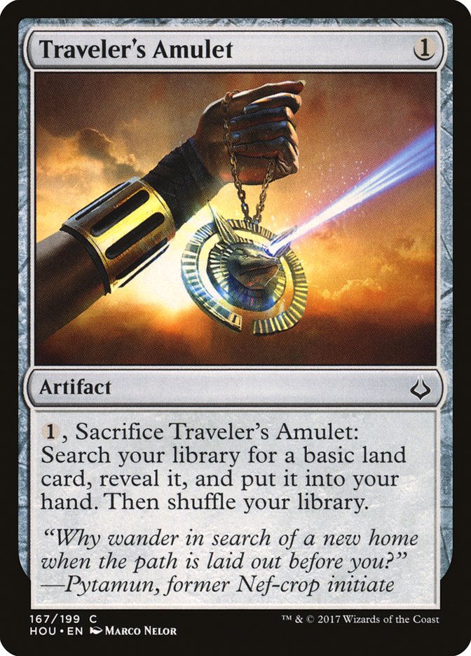 MTG: Hour of Devastation 167: Travelers Amulet 