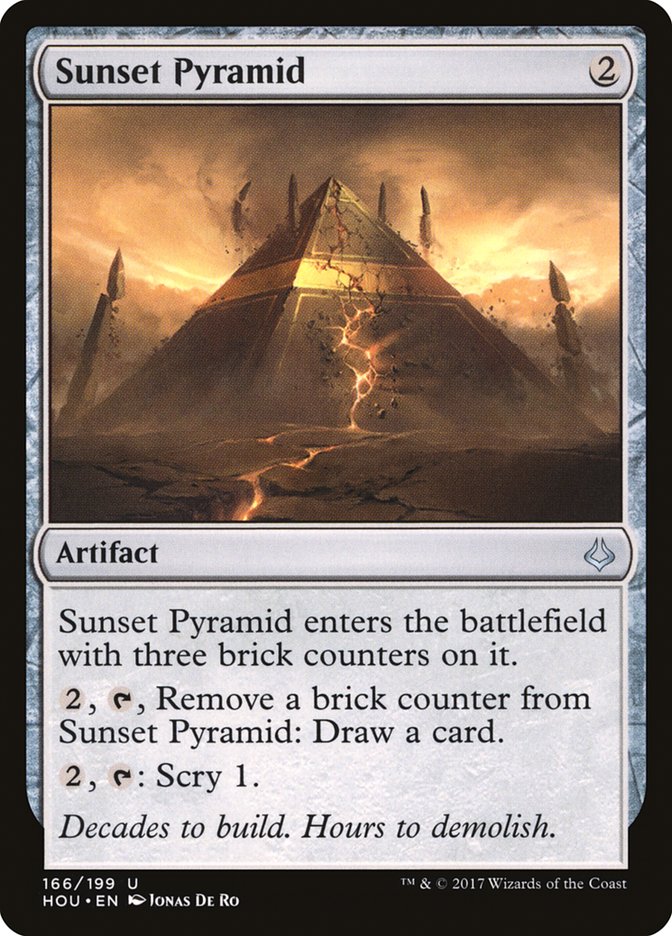 MTG: Hour of Devastation 166: Sunset Pyramid 