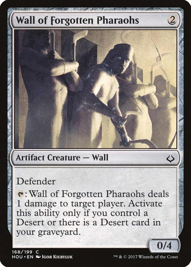 MTG: Hour of Devastation 168: Wall of Forgotten Pharaohs 