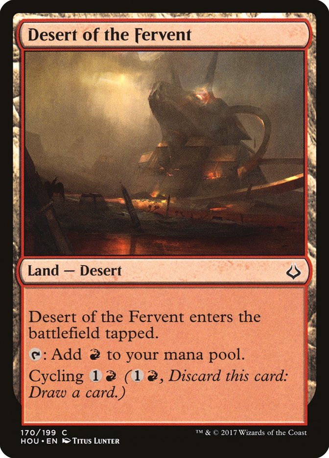 MTG: Hour of Devastation 170: Desert of the Fervent 