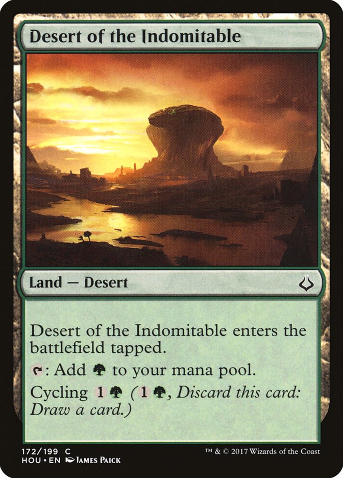 MTG: Hour of Devastation 172: Desert of the Indomitable 