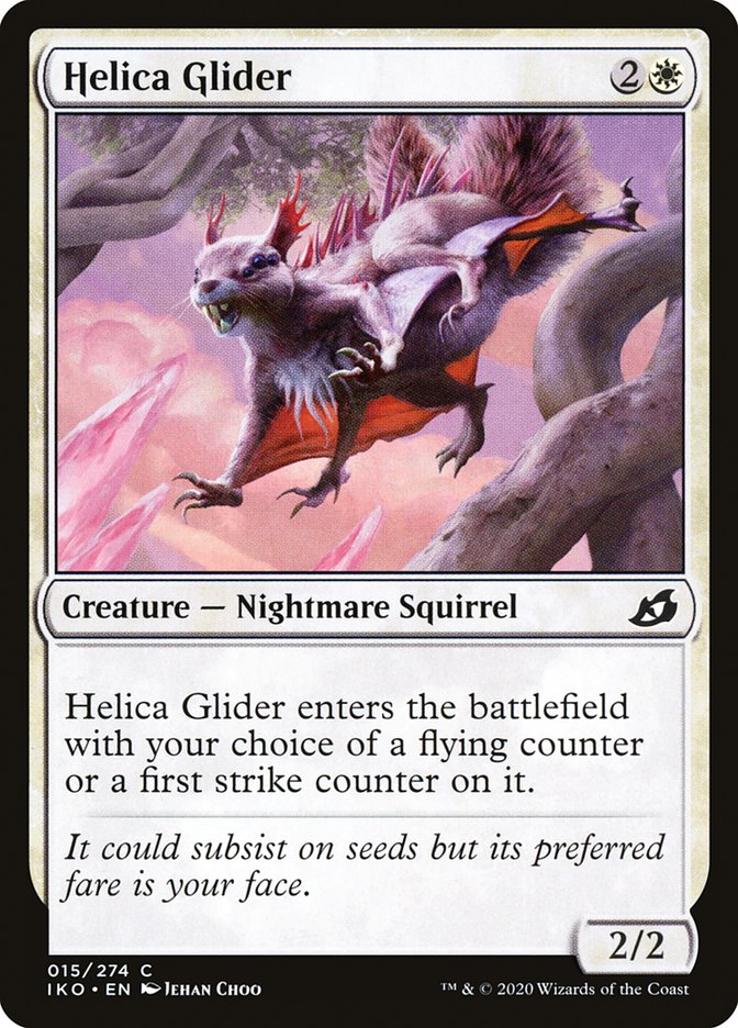 MTG: Ikoria: Lair of Behemoths 015: Helica Glider 