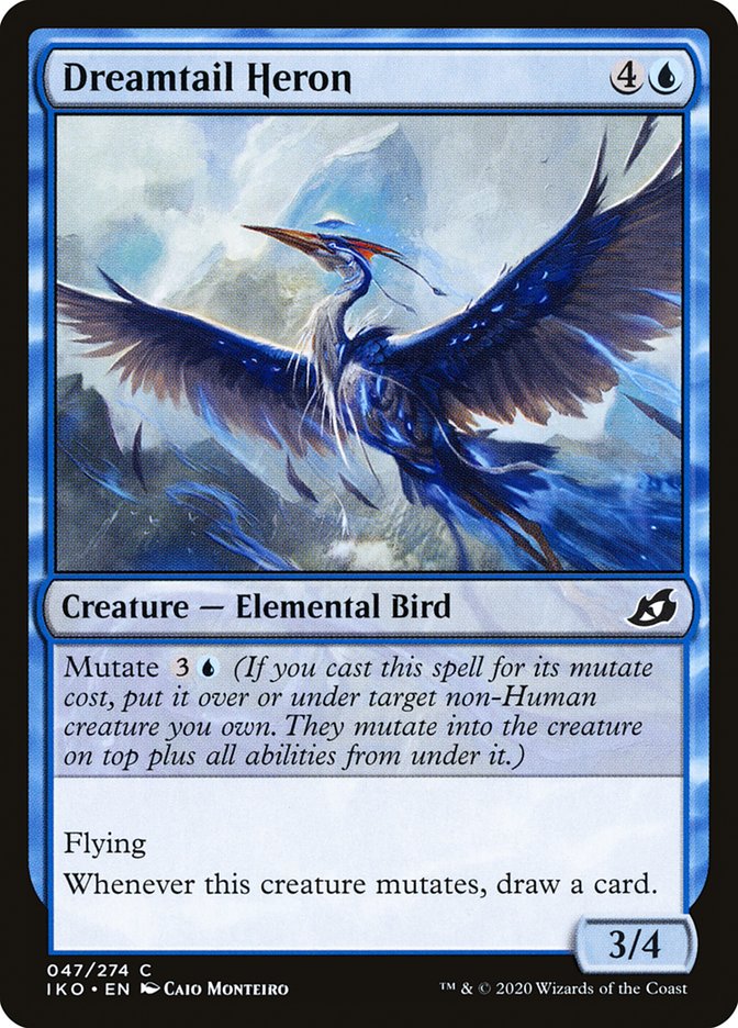 MTG: Ikoria: Lair of Behemoths 047: Dreamtail Heron 