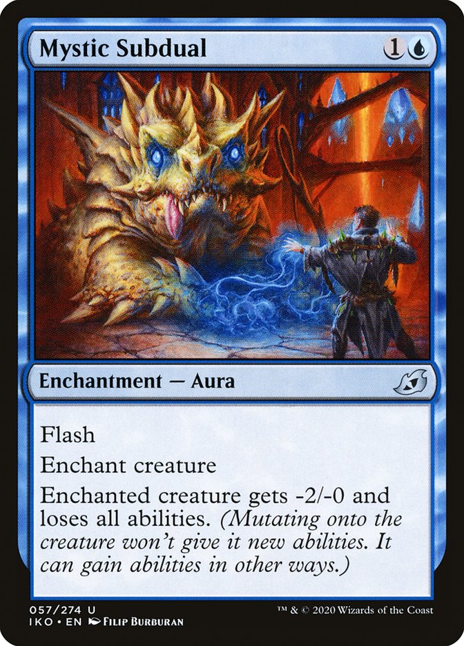 MTG: Ikoria: Lair of Behemoths 057: Mystic Subdual 