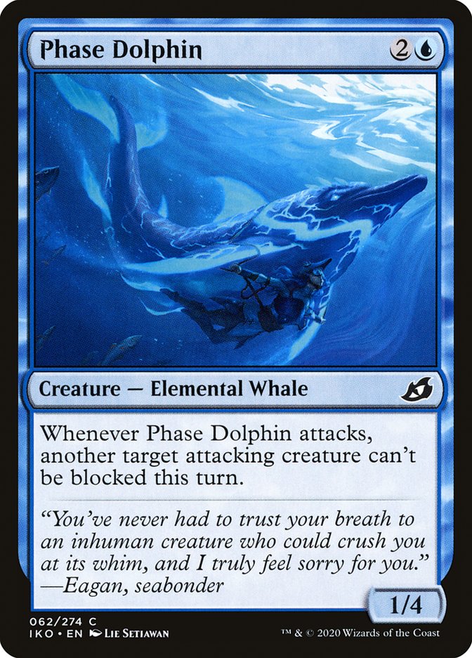 MTG: Ikoria: Lair of Behemoths 062: Phase Dolphin 