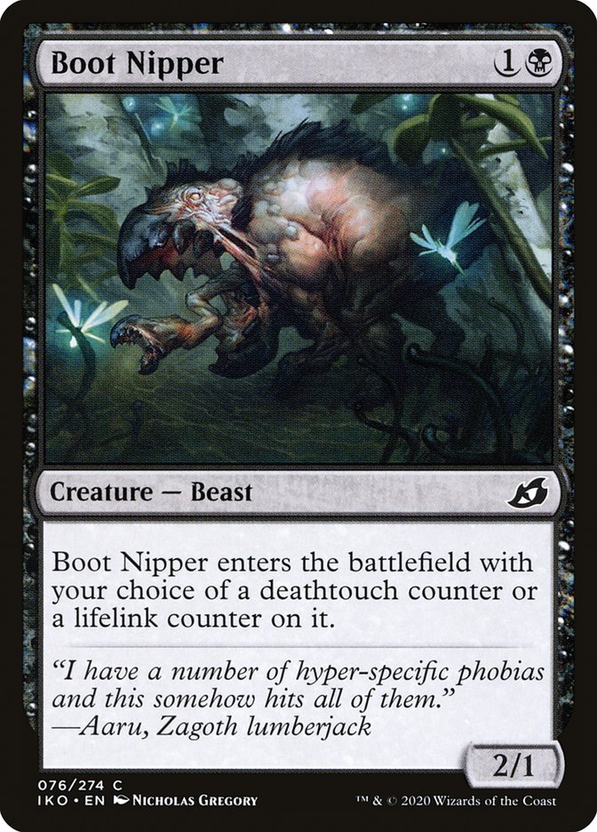 MTG: Ikoria: Lair of Behemoths 076: Boot Nipper 