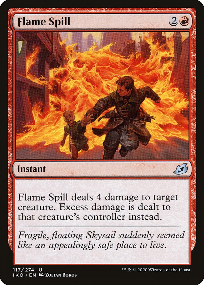 MTG: Ikoria: Lair of Behemoths 117: Flame Spill 