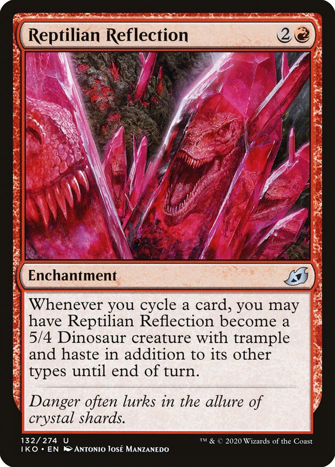 MTG: Ikoria: Lair of Behemoths 132: Reptilian Reflection 