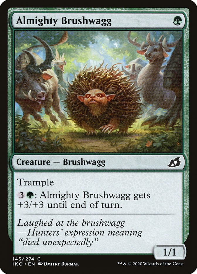 MTG: Ikoria: Lair of Behemoths 143: Almighty Brushwagg 