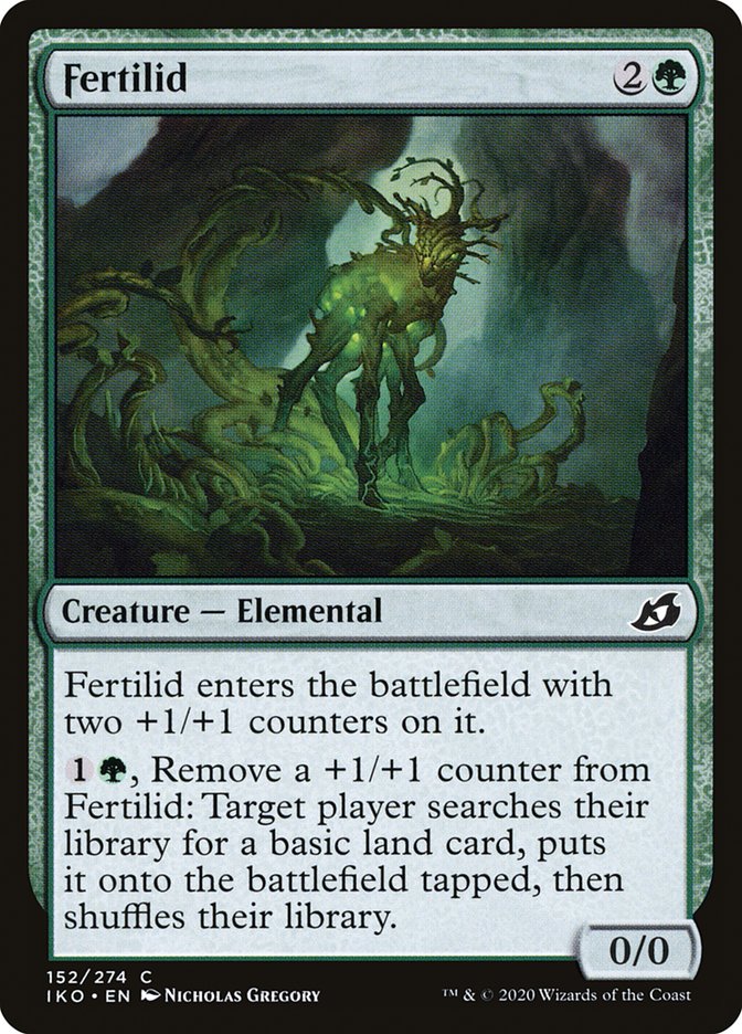 MTG: Ikoria: Lair of Behemoths 152: Fertilid 