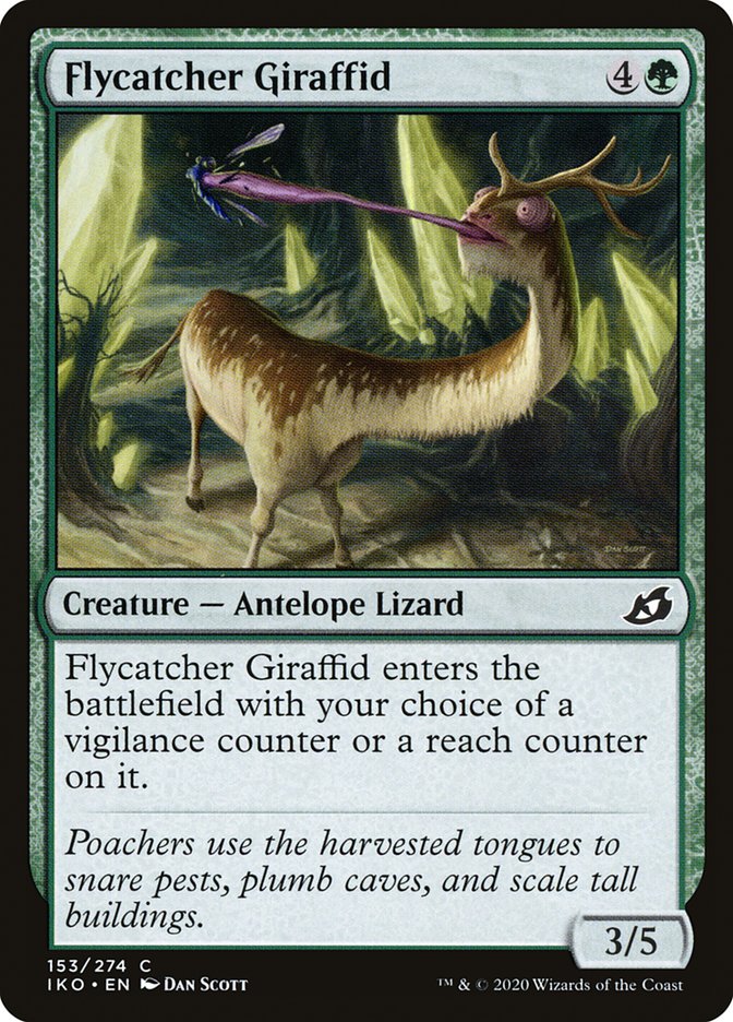 MTG: Ikoria: Lair of Behemoths 153: Flycatcher Giraffid 