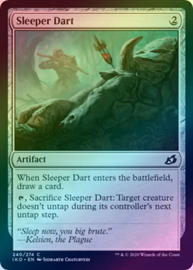 MTG: Ikoria: Lair of Behemoths 240: Sleeper Dart (FOIL) 