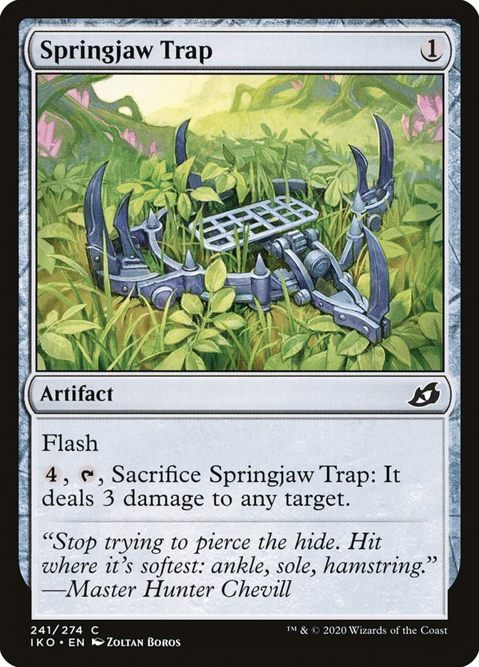 MTG: Ikoria: Lair of Behemoths 241: Springjaw Trap 