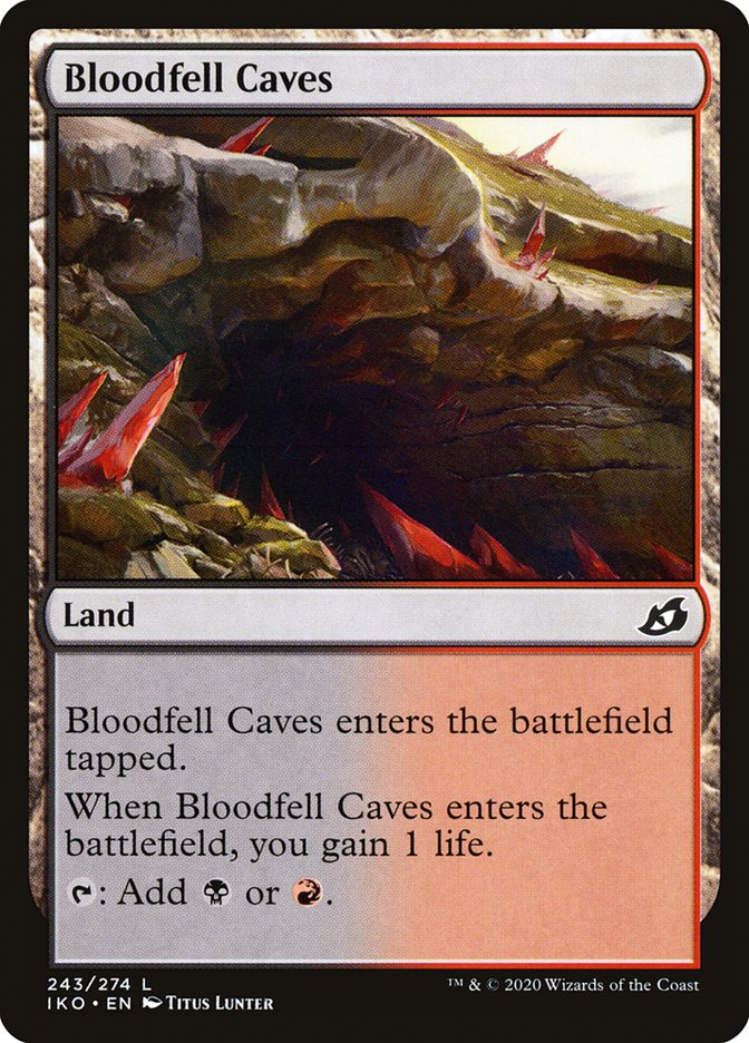 MTG: Ikoria: Lair of Behemoths 243: Bloodfell Caves 