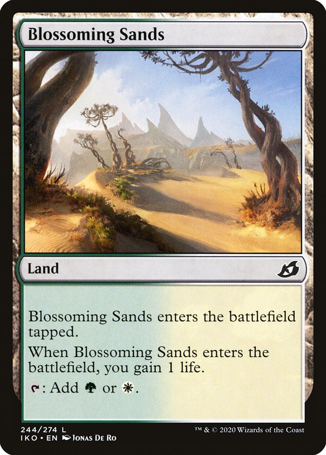 MTG: Ikoria: Lair of Behemoths 244: Blossoming Sands 