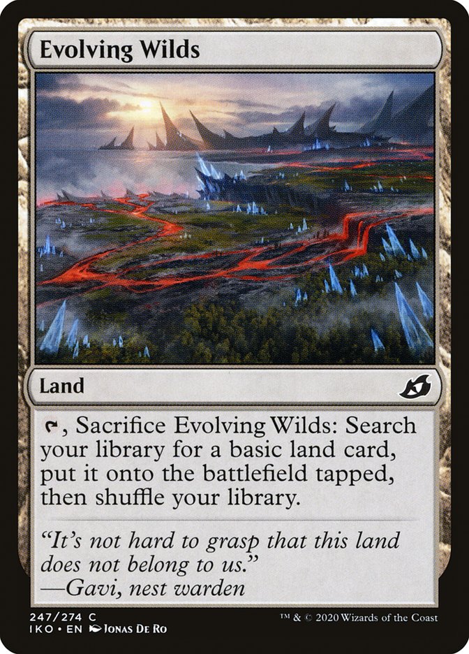 MTG: Ikoria: Lair of Behemoths 247: Evolving Wilds 