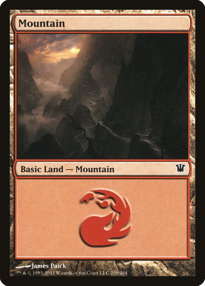 MTG: Innistrad 259: Mountain (FOIL) 