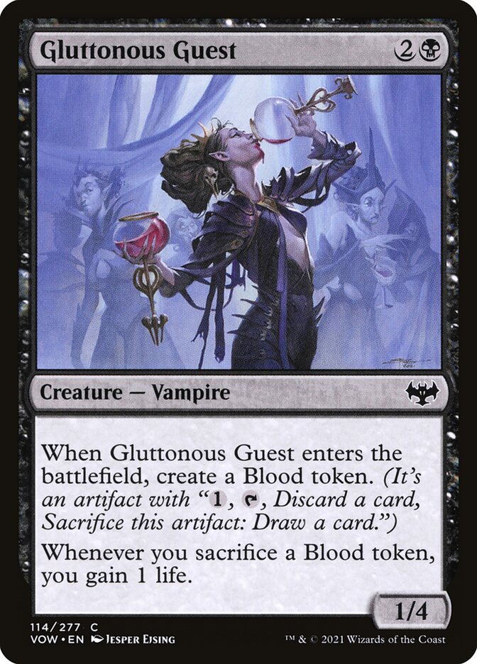 MTG: Innistrad: Crimson Vow 114: Gluttonous Guest 