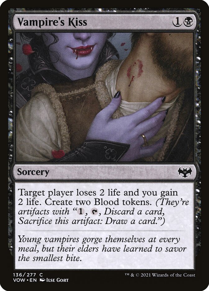 MTG: Innistrad: Crimson Vow 136: Vampires Kiss 