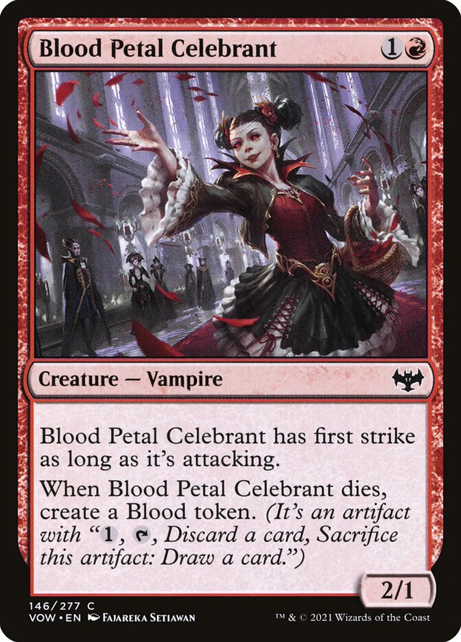 MTG: Innistrad: Crimson Vow 146: Blood Petal Celebrant 