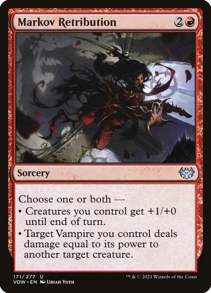 MTG: Innistrad: Crimson Vow 171: Markov Retribution 