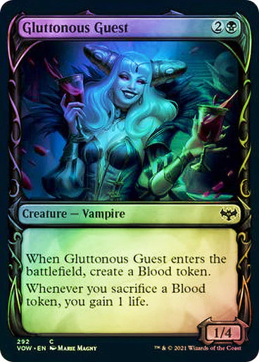 MTG: Innistrad: Crimson Vow 292: Gluttonous Guest (FOIL) 