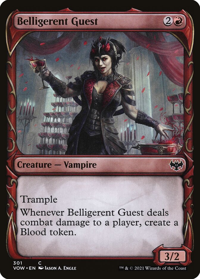 MTG: Innistrad: Crimson Vow 301: Belligerent Guest 