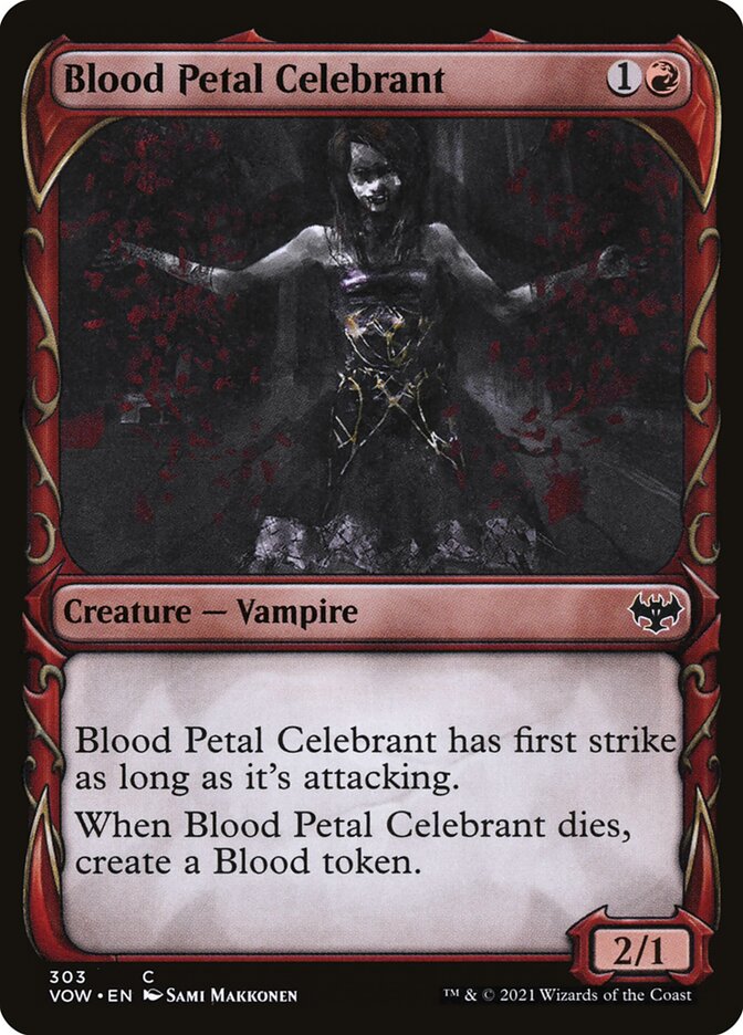 MTG: Innistrad: Crimson Vow 303: Blood Petal Celebrant 