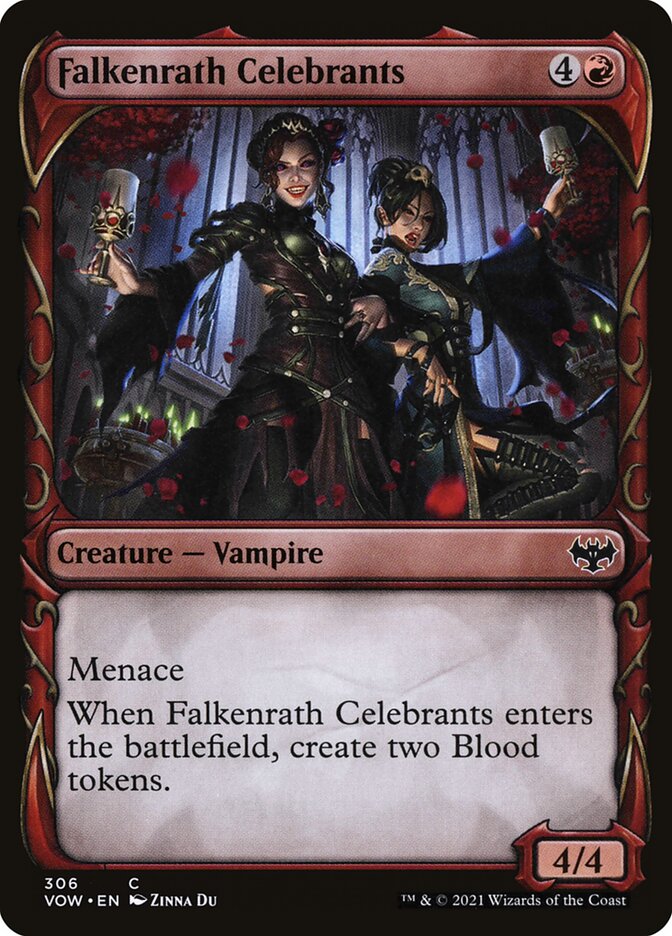 MTG: Innistrad: Crimson Vow 306: Falkenrath Celebrants 