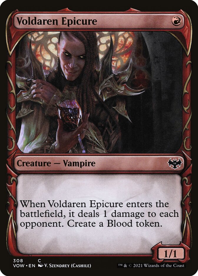 MTG: Innistrad: Crimson Vow 308: Voldaren Epicure 