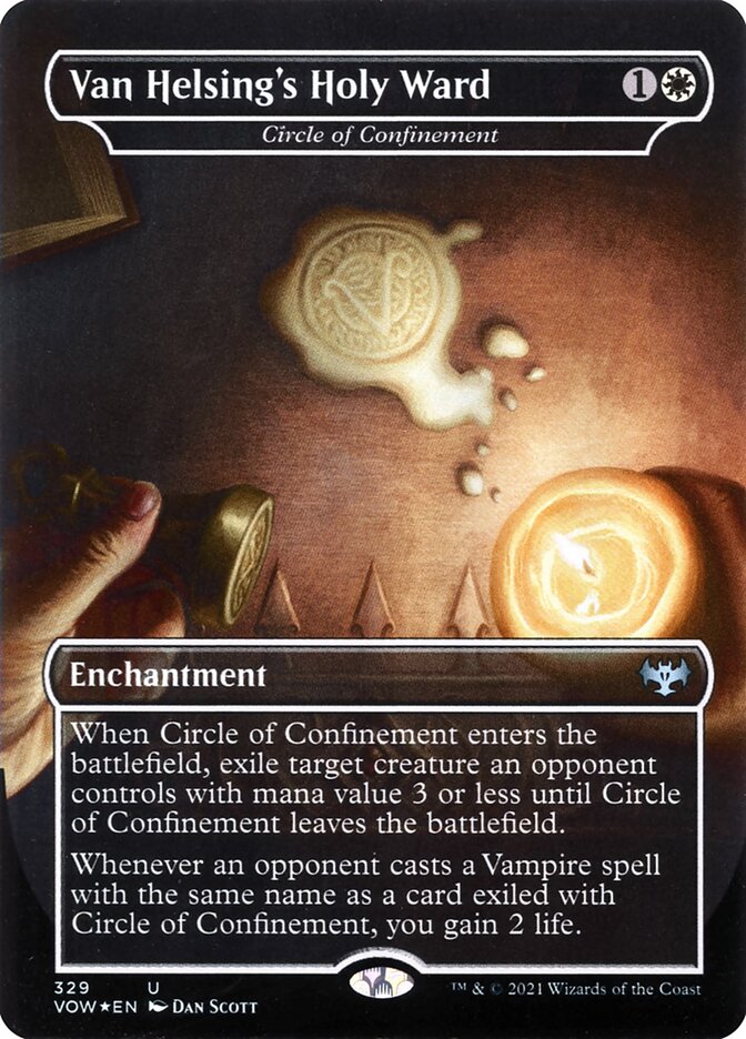 MTG: Innistrad: Crimson Vow 329: Circle of Confinement 