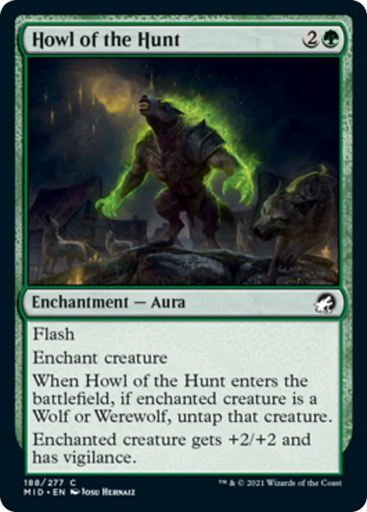 MTG: Innistrad: Midnight Hunt 188: Howl of the Hunt 