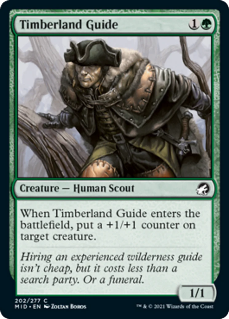 MTG: Innistrad: Midnight Hunt 202: Timberland Guide 