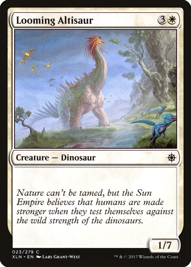 MTG: Ixalan 023: Looming Altisaur 