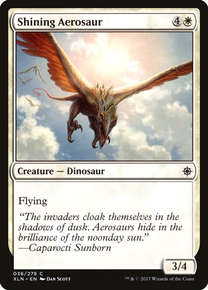 MTG: Ixalan 036: Shining Aerosaur 