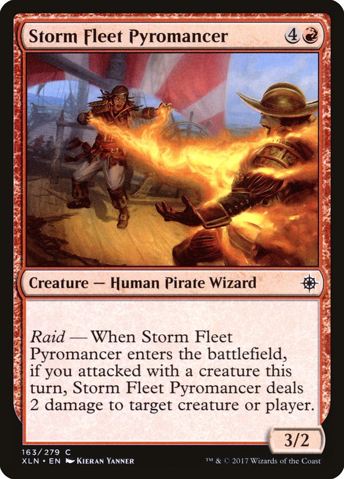 MTG: Ixalan 163: Storm Fleet Pyromancer 