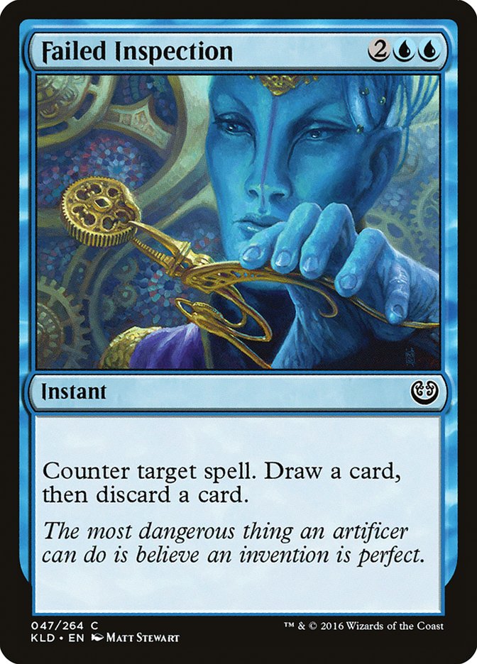 MTG: Kaladesh 047: Failed Inspection 