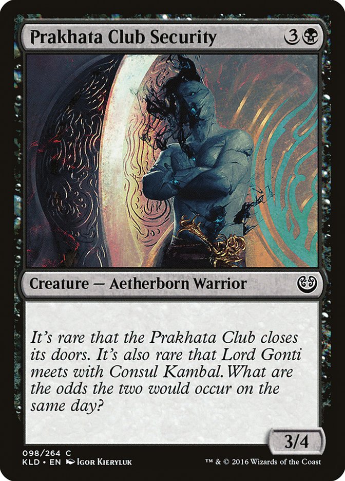 MTG: Kaladesh 098: Prakhata Club Security 